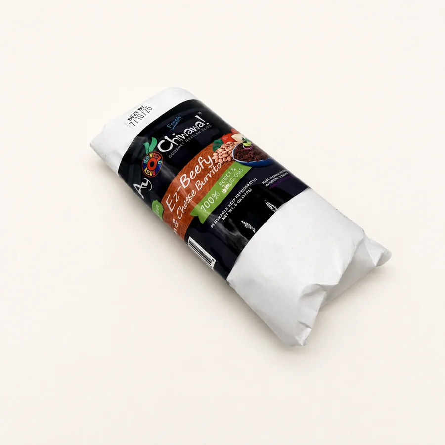 Ez-Beefy Cheezy & Bean Burrito