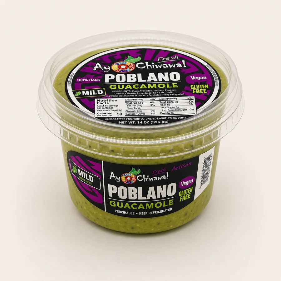 Poblano Guacamole