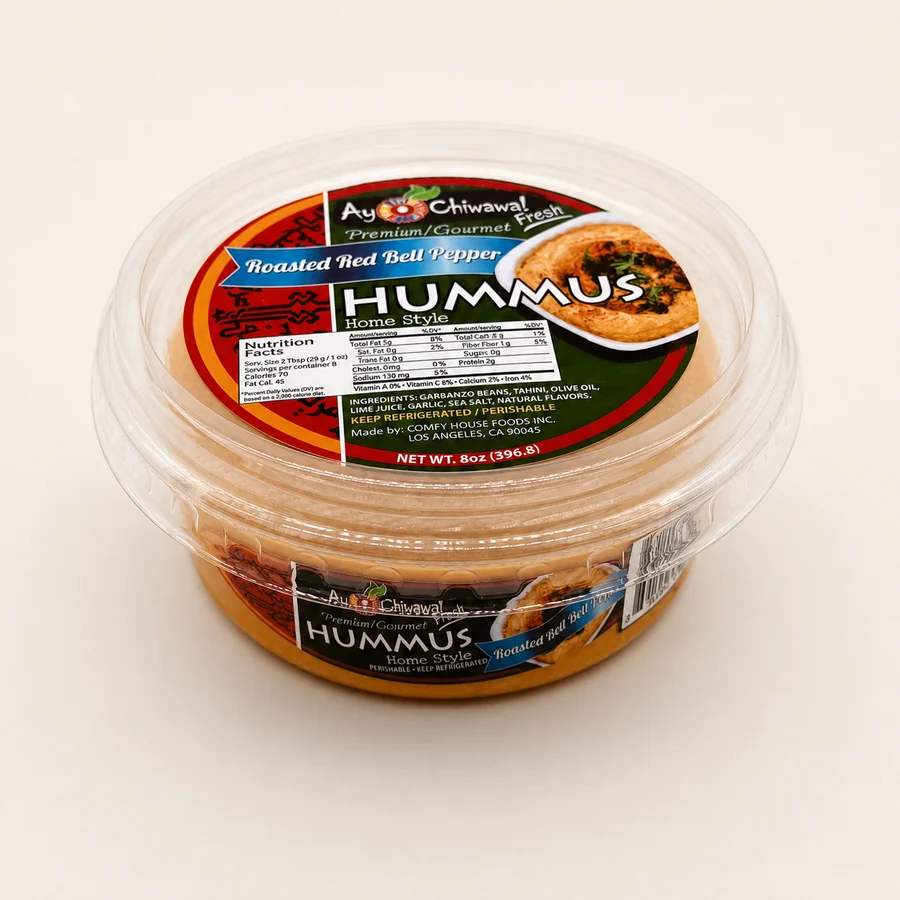 Roasted Red Pepper Hummus
